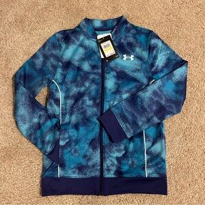 NWT Under Armour Pennant 2.0 full-zip, YMD boys Multiple shades of blue
